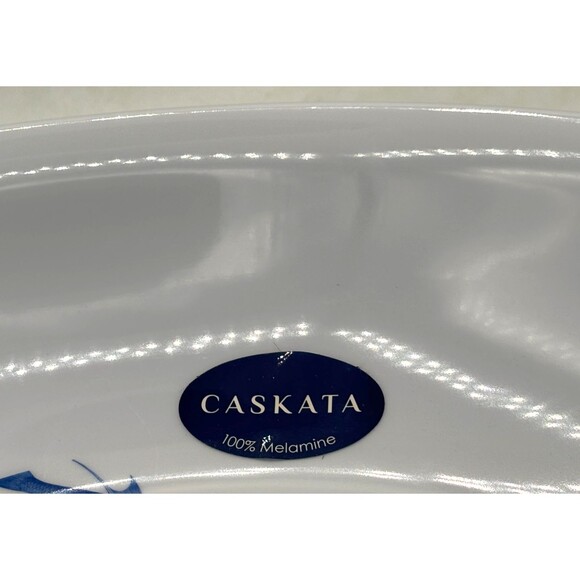 Caskata 100% Melamine Fish School 13" Pasta Serving Bowl‎ Nautical Coastal Blue - Picture 15 of 15